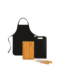 Kit para Churrasco com Avental - 4 Peças SM