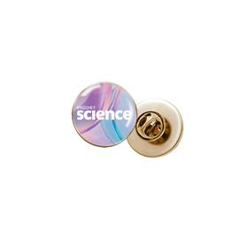 Pin Chapinha de Metal Redondo Bronze 2,6 cm - PI5