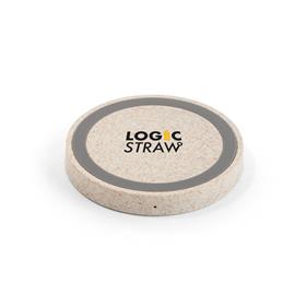 Carregador em fibra de palha de trigo e ABS - Wireless - CR20