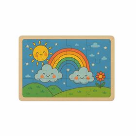 Quebra-Cabeça Infantil em MDF - BQ2