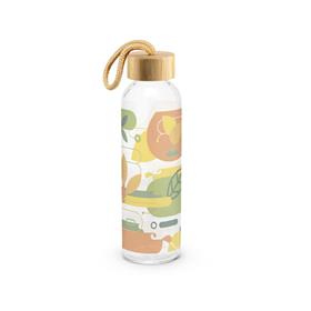 Garrafa Vidro e Bambu 500ml - GA302