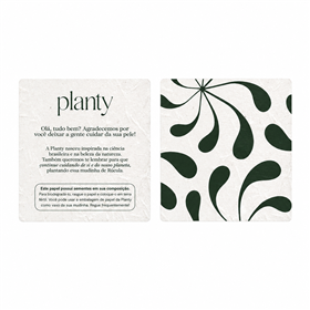Papel Semente - 9,5x9,5cm - EA8 Papel Semente - 9,5x9,5cm - EA8