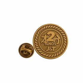 Pin em Metal Bronze - Relevo - sem esmalte - PI34