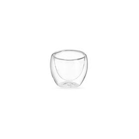 Copo de Vidro com parede dupla - 80ml - CO215