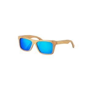 Óculos de Sol em Bambu com lentes espelhadas - OC9