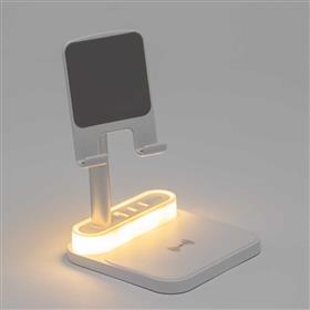 Carregador com Suporte de Celular e Luz - CR27