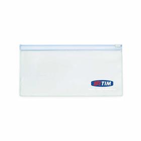 Estojo Zip em PVC - 20x10cm -  ET71 VD