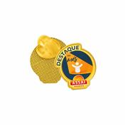 Pin em Metal com etiqueta resinada - formato Especial - PI37