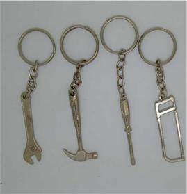 Chaveiro em Metal Mini Ferramenta com Plaquinha - CH188