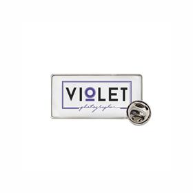 Pin Chapinha de Metal Retangular - 3,5x1,9cm - PI38