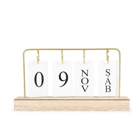 Calendário de Mesa com Aça de Ferro - AC8