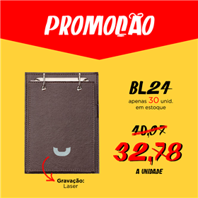 Bloco de Anotações Capa Sintética - BL24 PROMO