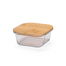 Marmita em Vidro com Tampa de Bambu - 400ml - LN29