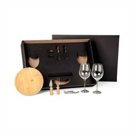 Kit Queijo e Vinho - 6 Peças - KQ46