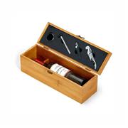 Estojo Em Bambu Com Acessórios - 5 Peças - KQ48 SM