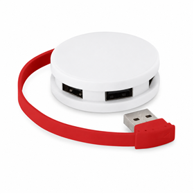 Hub USB 2,0 Em ABS - 4 Portas - CB14 PS