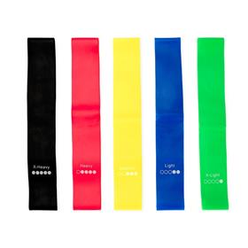 Kit Elásticos para Exercícios - 5 Peças - PV137