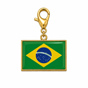 Pingente com Etiqueta Resinada com Mosquetão - CH216