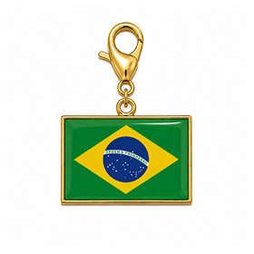 Pingente com Etiqueta Resinada com Mosquetão - CH216