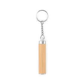 Chaveiro em Bambu e ABS com Lanterna LED - CH219 PS